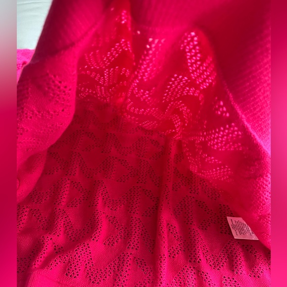 NWT - Michael Kors Women’s MK Logo Mesh Sweater - Size L - Picture 6 of 10